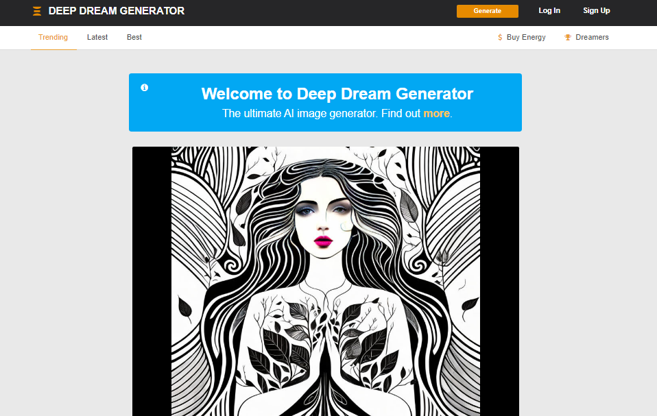 Deep Dream Generator: AI-Powered Tool for Artists