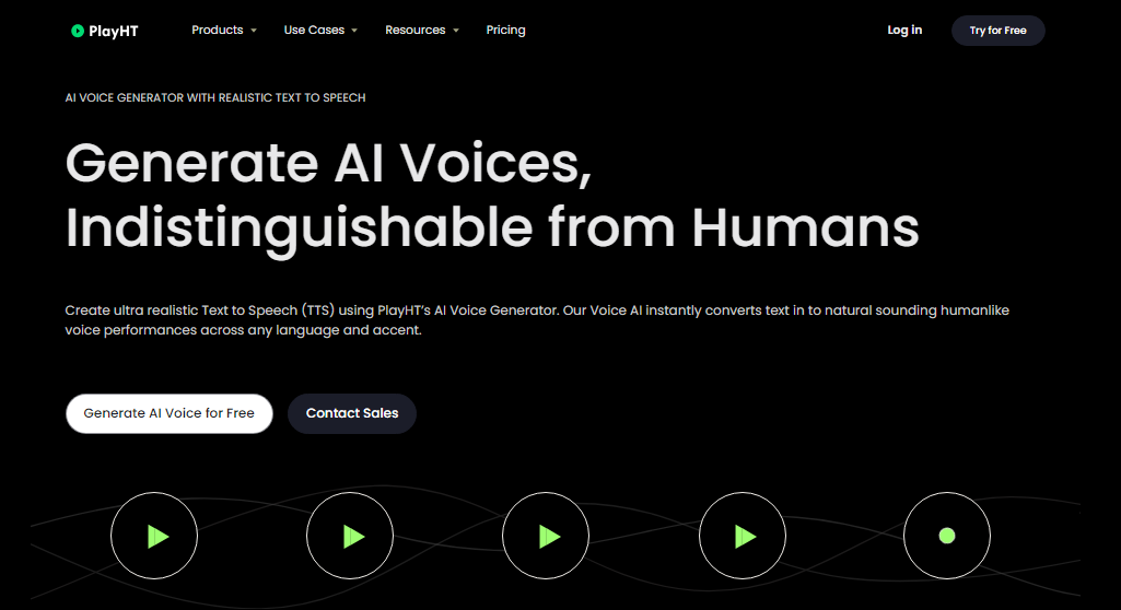 Play.ht: Converts Text into Audio in Various Languages
