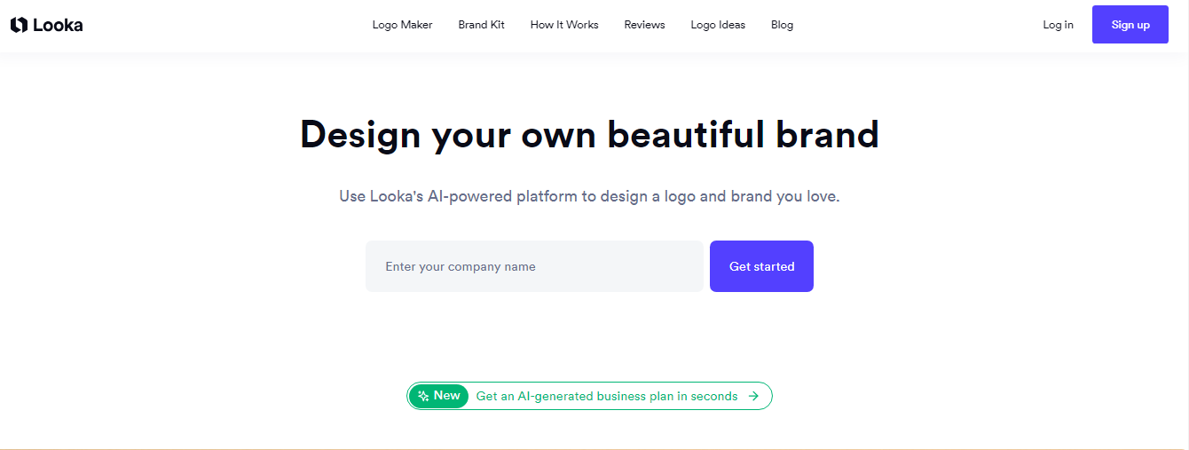 Looka: AI-Powered Design Platform for Identity Creation