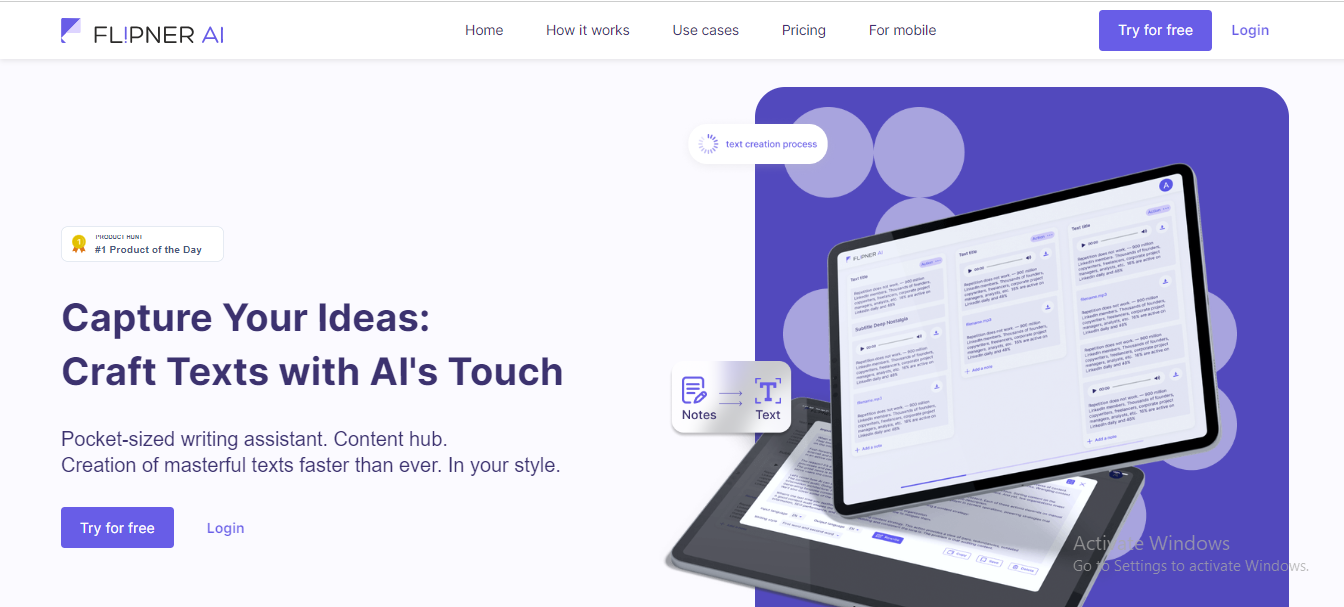 Flipner: AI Powered Writing Assistant