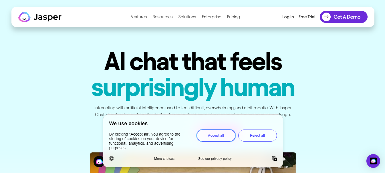 Jasper Chat: Best Artificial Intelligence Chatbot