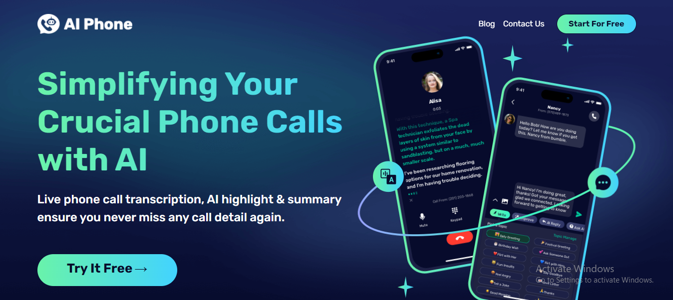 AI Phone: Enhance Phone Calls with AI