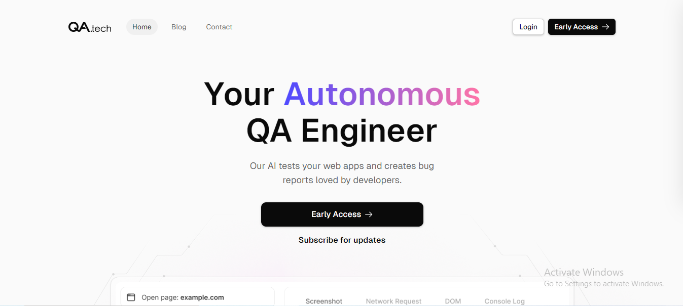 QA.tech: Autonomous QA Engineer