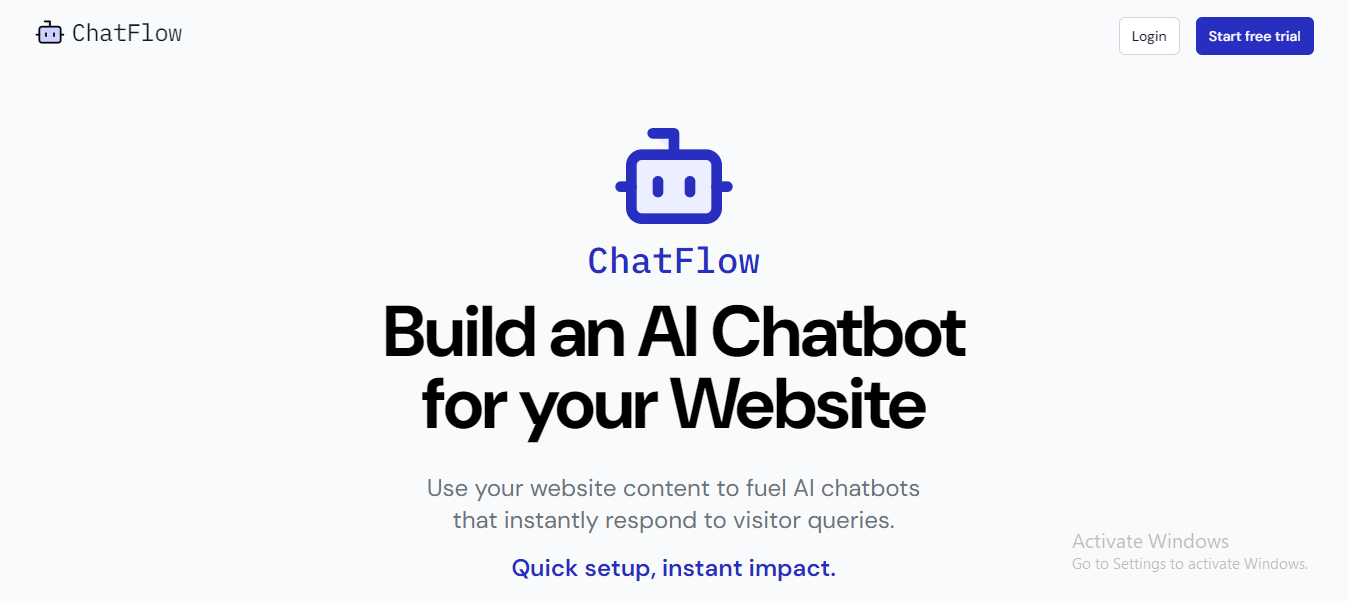 ChatFlow: Build AI Chatbot