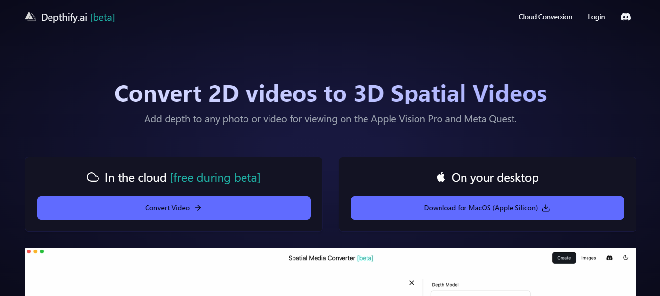 Depthify.AI: Convert 2D Videos to 3D