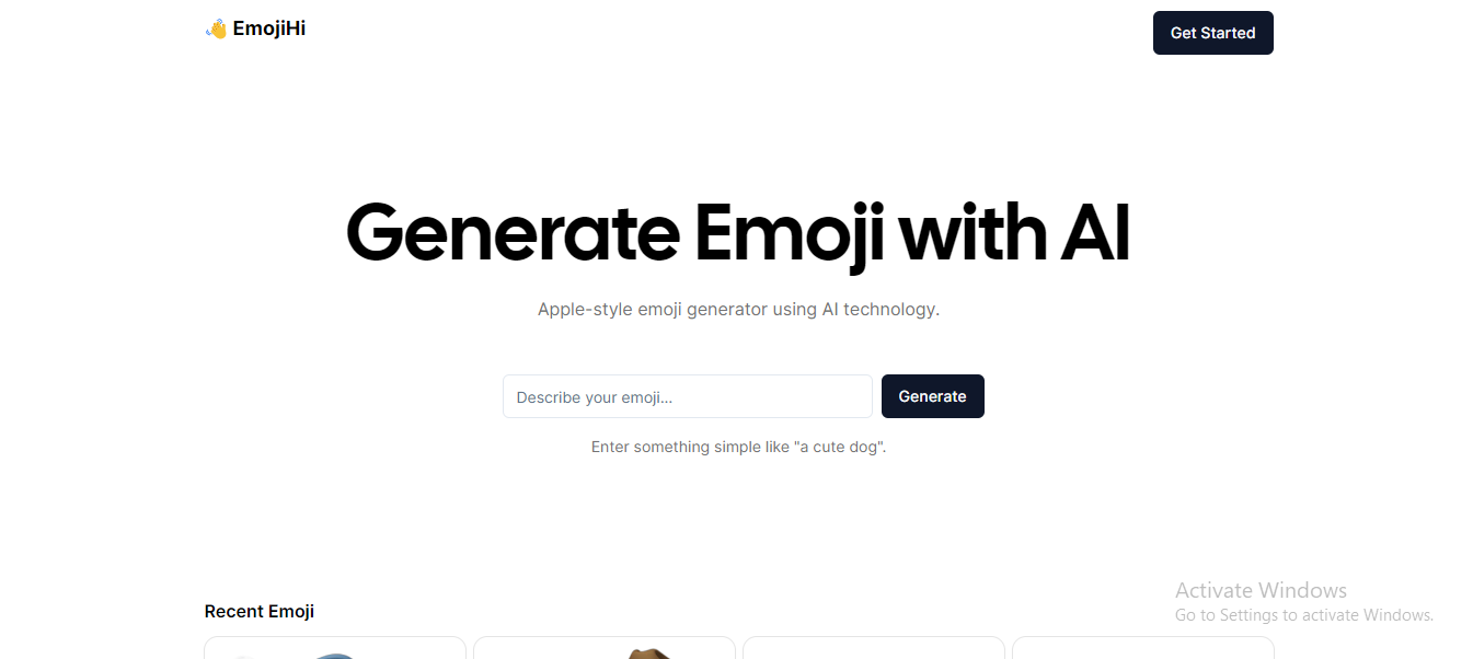 EmojiHi: Generates Custom Apple Style Emojis