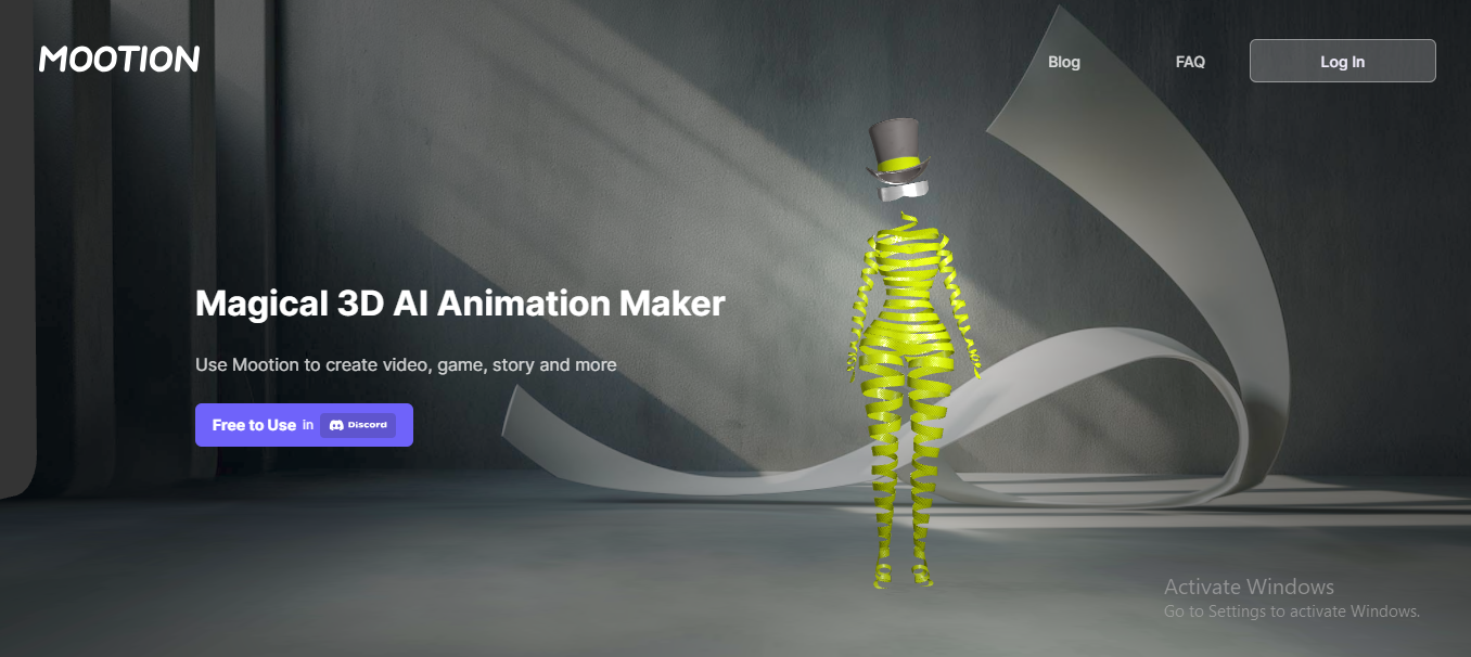 Mootion: 3D Creation Platform