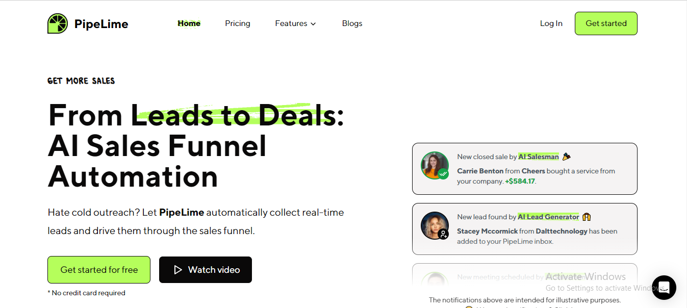 PipeLime: AI Sales Funnel Automation