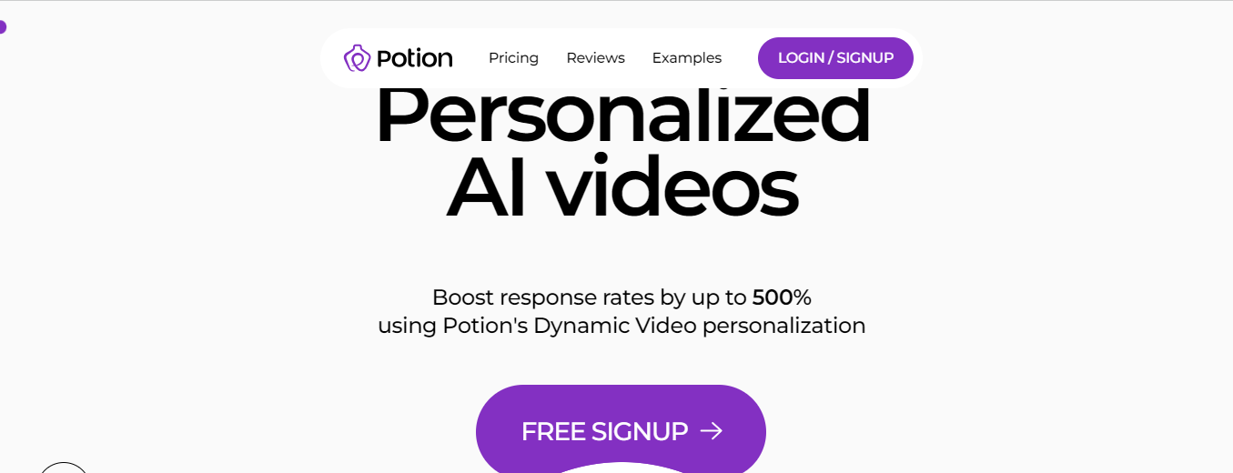 Potion: Personalized AI Generated Videos