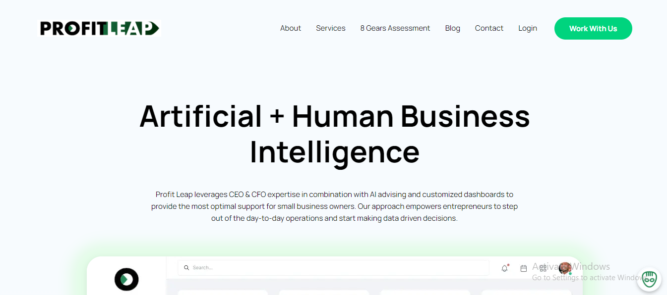 Profit Leap: Artificial + Human Business Intelligence