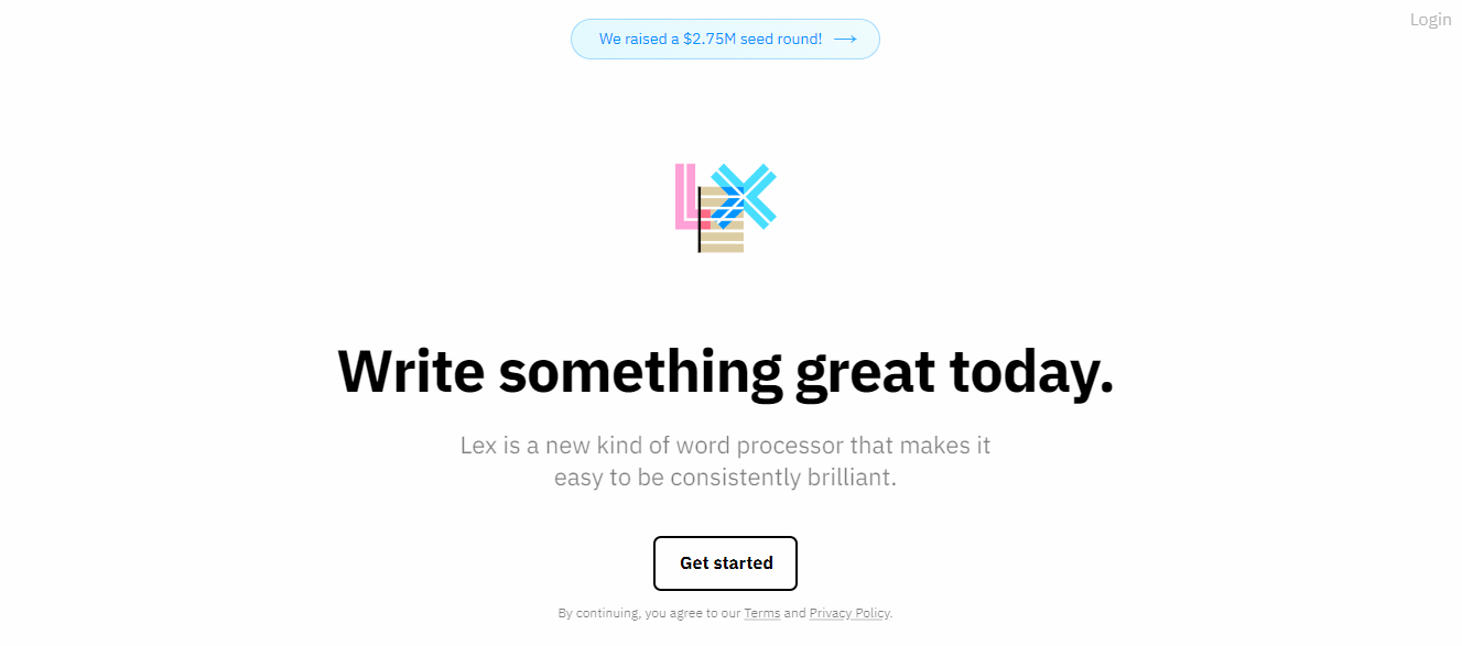 Lex.page: AI Writing Assistant for Content Creation